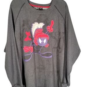 VTG Lot29 Luxe Marvin the Martian Looney Tunes Sweatshirt XXL Gray Cotton Crew